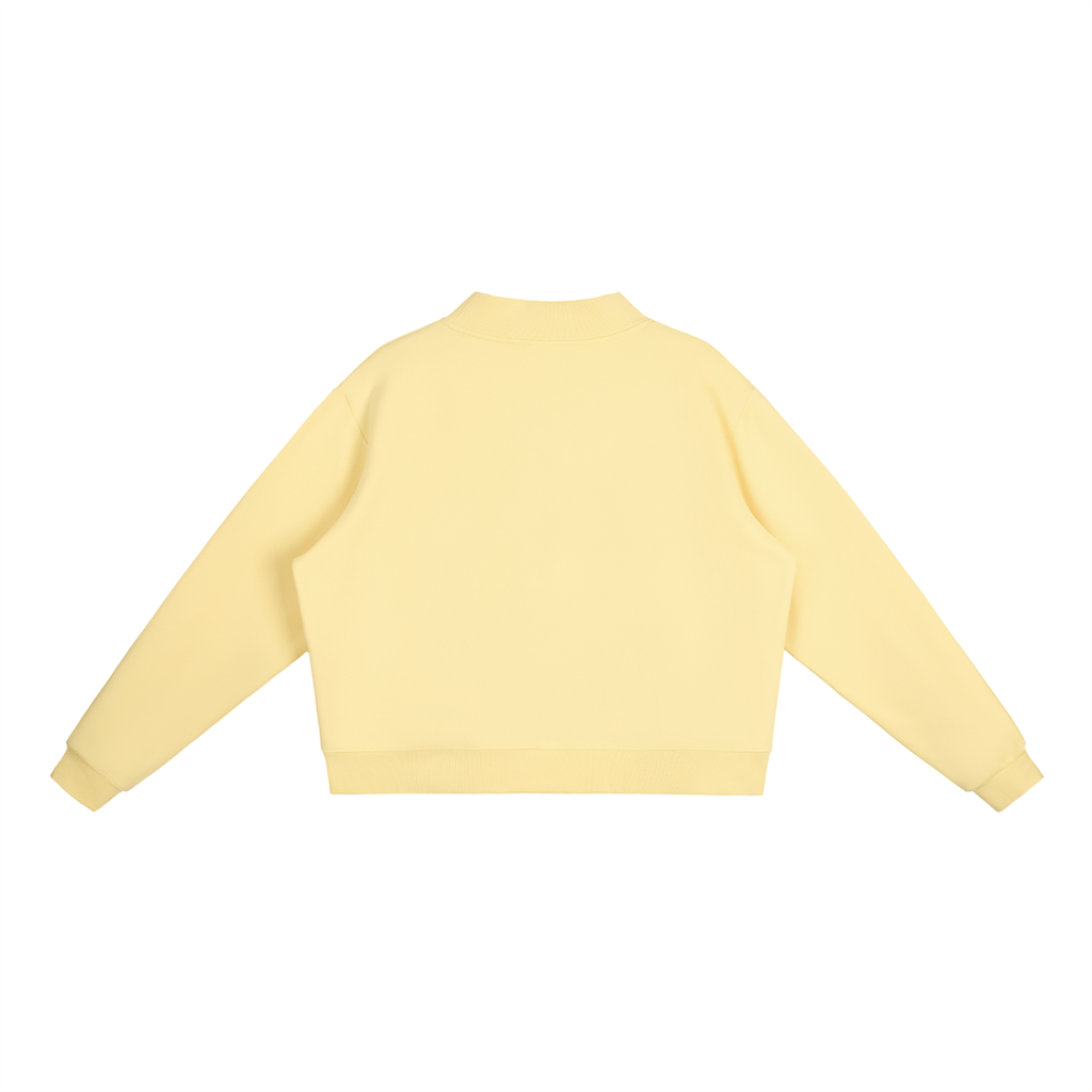 Can't I have Pilates Mockneck Butter Yellow