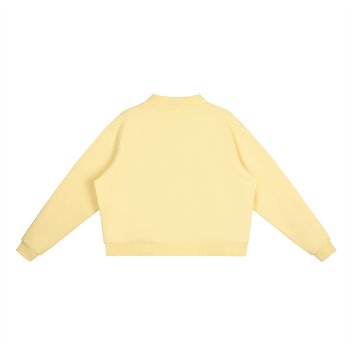 Can't I have Pilates Mockneck Butter Yellow