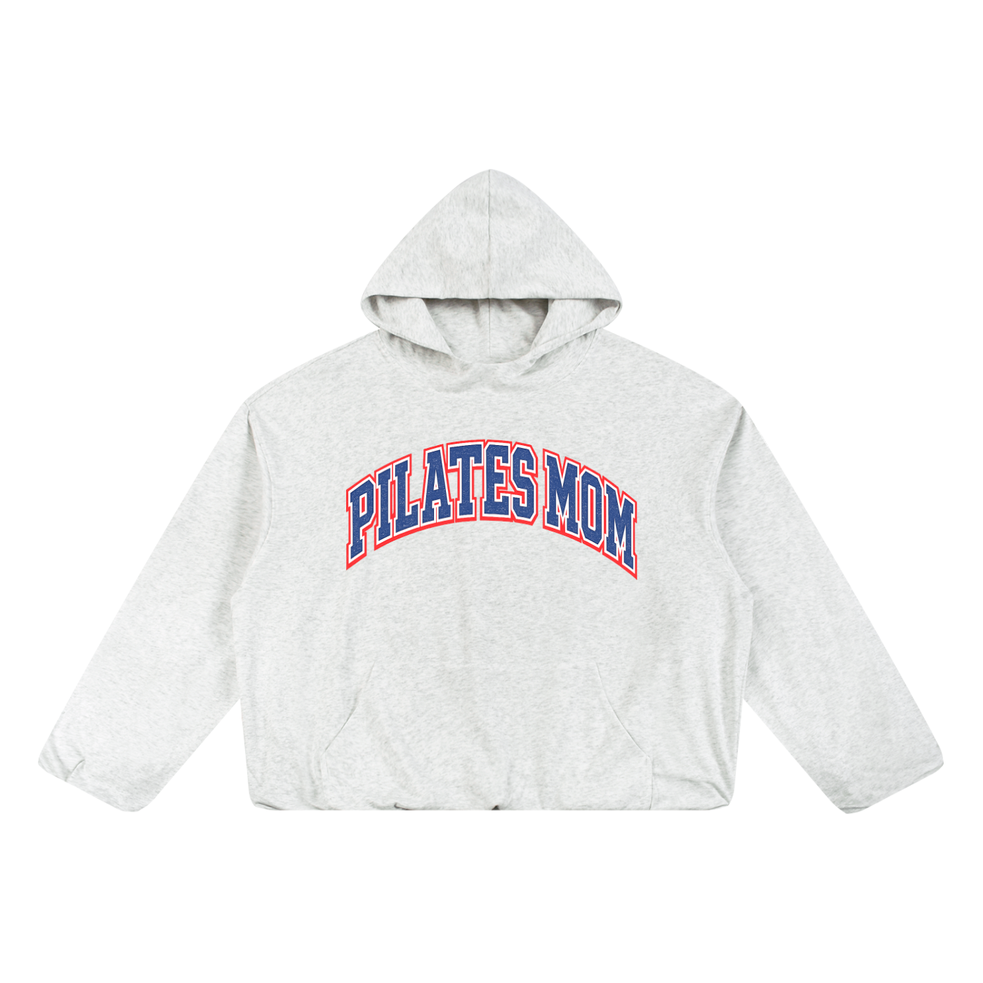 Boxy Gather-Hem Hoodie