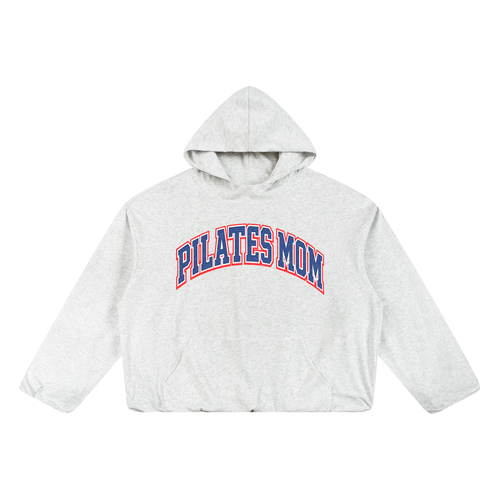 Boxy Gather-Hem Hoodie