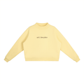 Can't I have Pilates Mockneck Butter Yellow